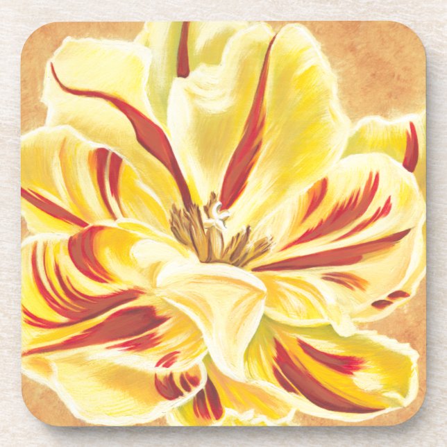 Tulip Power II Beverage Coaster (Front)