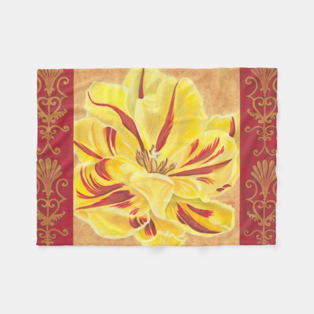 Tulip Power II Fleece Blanket (Front (Horizontal))