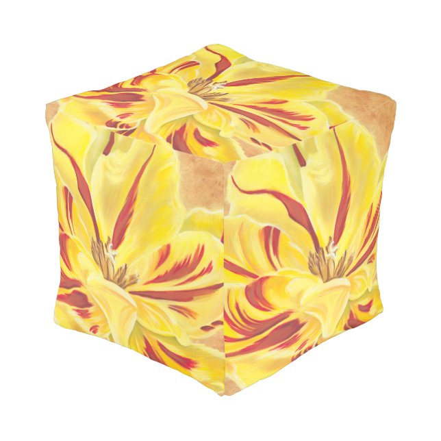 Tulip Power II Pouf (Angled Front)