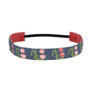 Tulip printing athletic headband