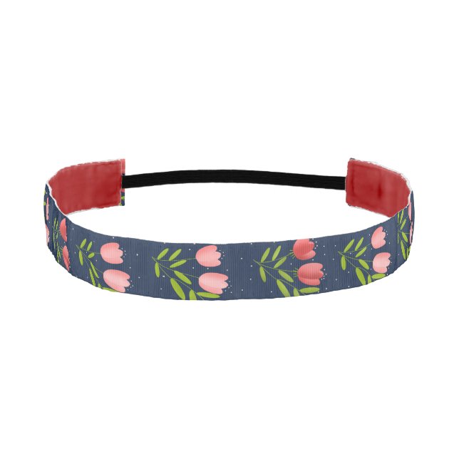 Tulip printing athletic headband (Front)