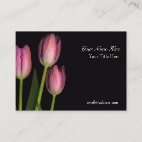 Tulip Reflection Business Card... - Customized