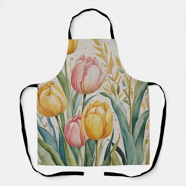 Tulip Reverie Apron (Front)