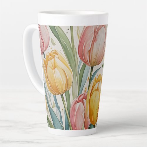 Tulip Reverie Latte Mug