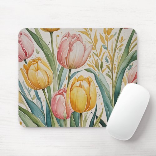 Tulip Reverie Mouse Pad