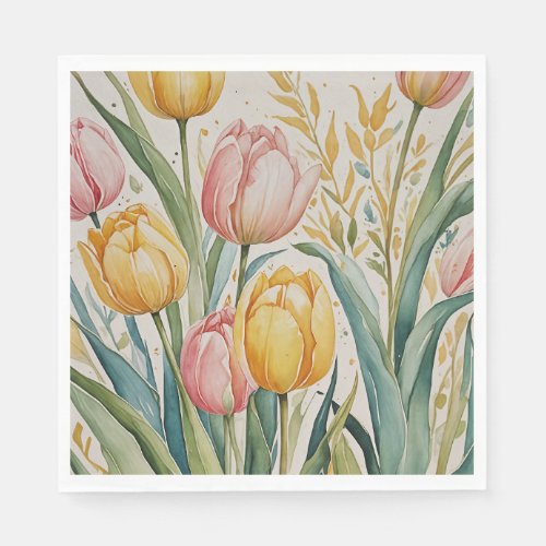 Tulip Reverie Napkins