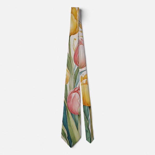 Tulip Reverie Neck Tie (Front)