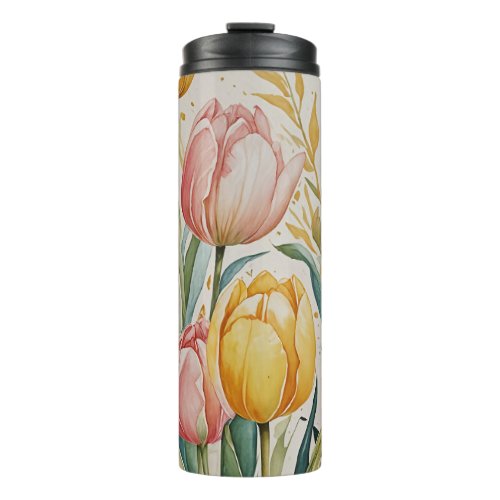 Tulip Reverie Thermal Tumbler