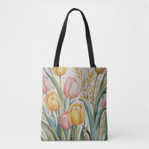 Tulip Reverie Tote Bag