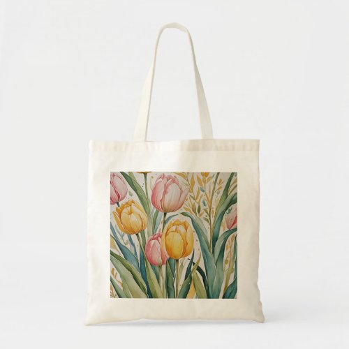 Tulip Reverie Tote Bag