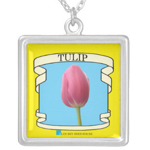 Tulip Seed Packet Necklace