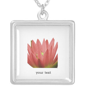 Tulip Silver Plated Necklace