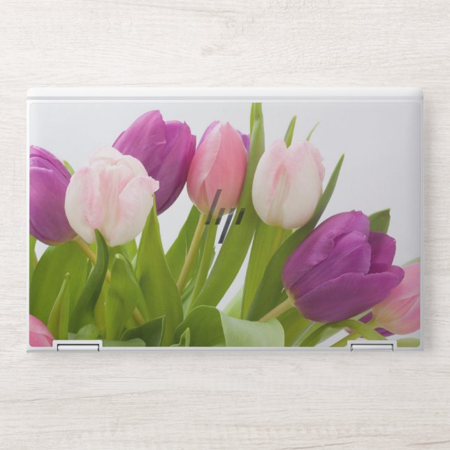Tulip Spring Flower Bunch Of Flowers HP Laptop Skin (Front)