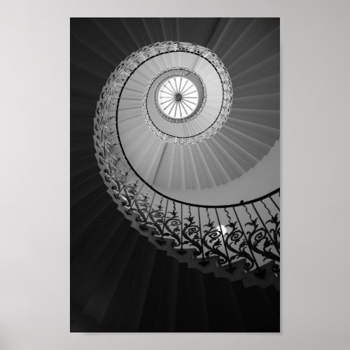 Tulip Stairs Greenwich London UK Poster