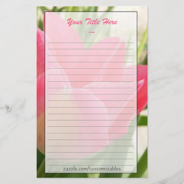 Tulip Stationery (Front)