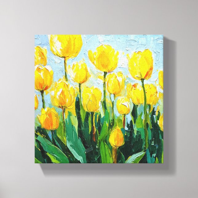 Tulip Stretched Canvas Wall Decor (Front)