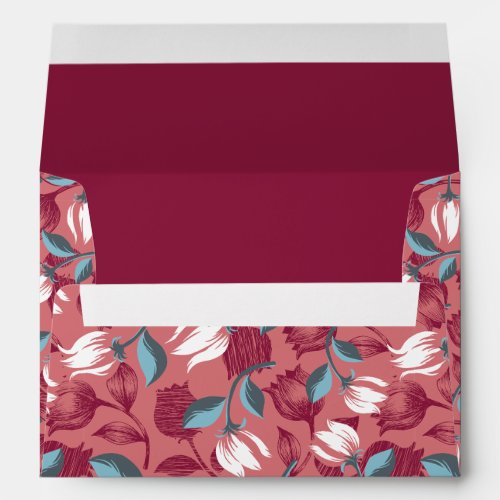 Tulip Symphony Floral Patterns Envelope