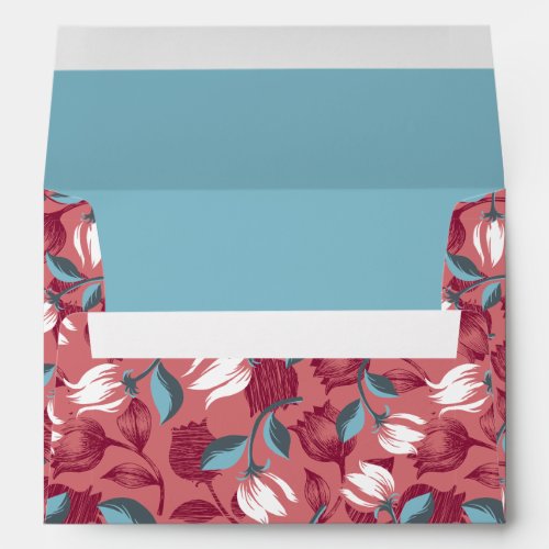 Tulip Symphony Floral Patterns Envelope