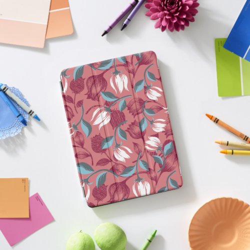 Tulip Symphony Floral Patterns iPad Pro Cover