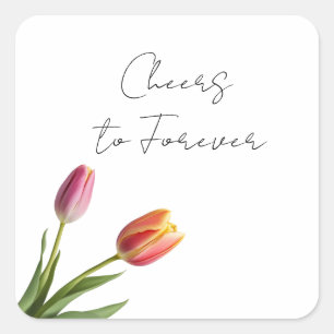 Tulip Tango Square Sticker