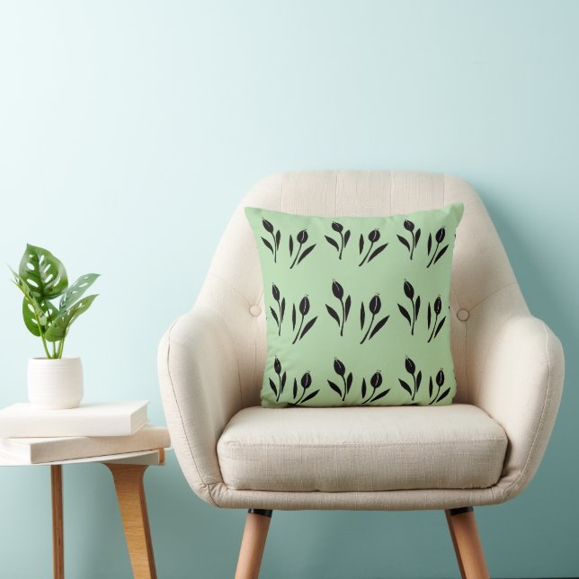 Tulip Throw Pillow (Chair)