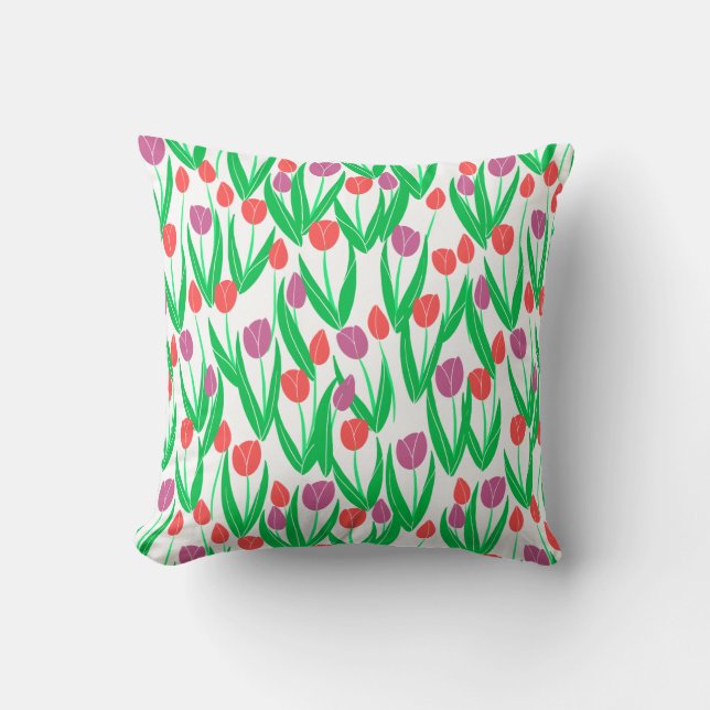 Tulip Time Pillow (Front)