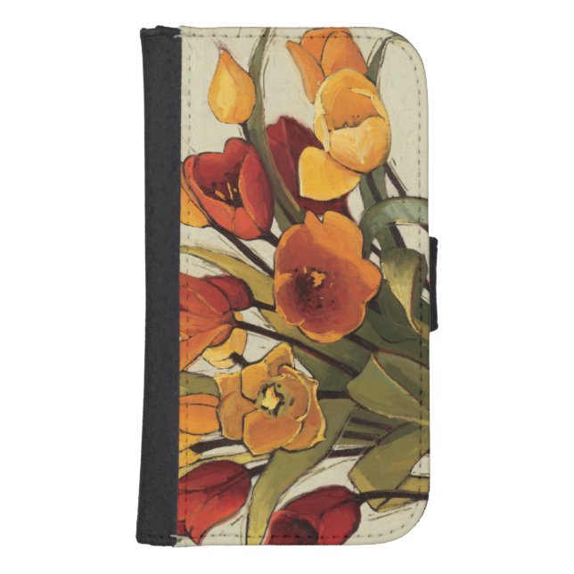 Tulip Time Samsung Galaxy Wallet Case (Front)