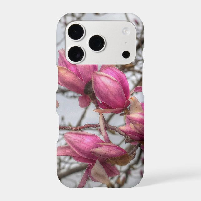 Tulip Tree Blossoms Iphone Case (Back)