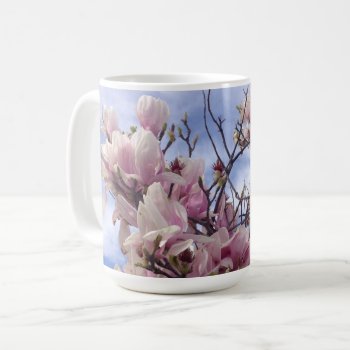 Tulip Tree Flowers. Magnolia Soulangeana Coffee Mug by InkWorks at Zazzle