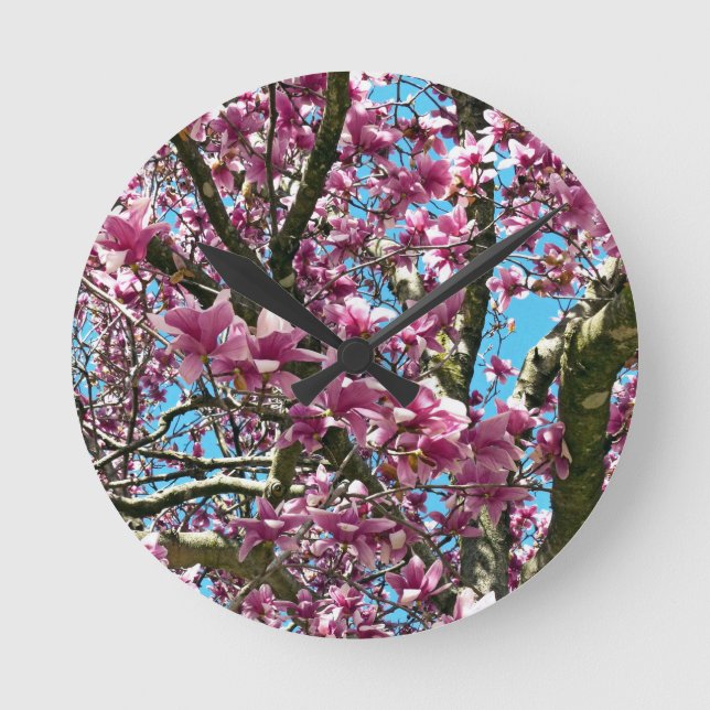 Tulip Tree Round Clock (Front)