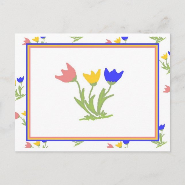 Tulip-Trio Postcard (Front)
