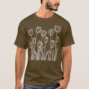Tulip Tulips Spring Wildflower Flower Floral Tulip T-Shirt