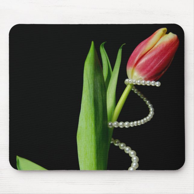 Tulip Twist Mouse Pad (Front)