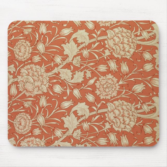 Tulip wallpaper design, 1875 mouse pad (Front)