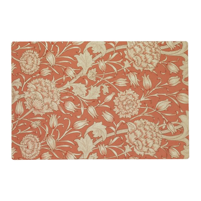 Tulip wallpaper design, 1875 placemat (Front)