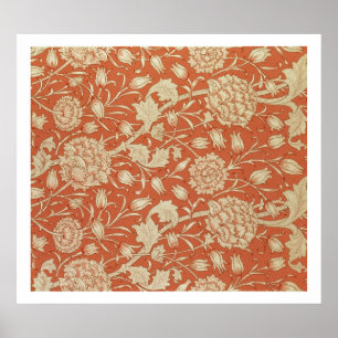 Tulip wallpaper design, 1875 poster