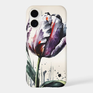 Tulip - Watercolor flowers iPhone 17 Case