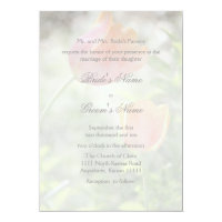 Tulip with Verse Wedding Invitation