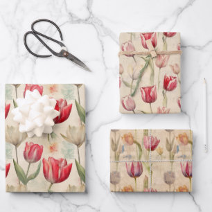 Tulip wrapping paper