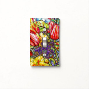 Tulipfest Tulip Art Light Switch Spring Flowers Cover