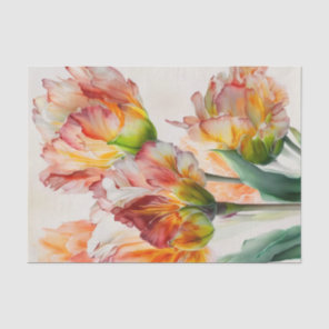 TULIPMANIA 4/6 dazzling parrot tulip designs Tissue Paper