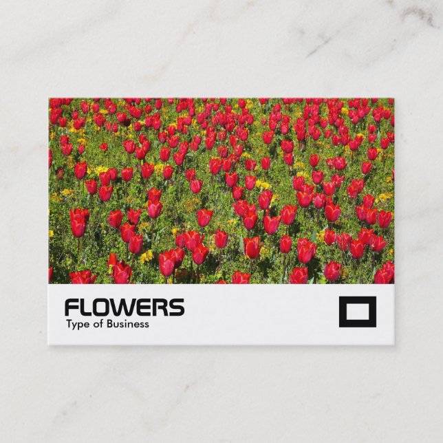 Tulips 02 business card (Front)