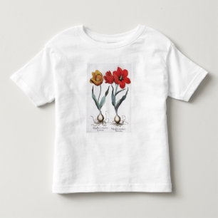 Tulips: 1.Tulipa globosa serotina cinnabrio colore Toddler T-shirt