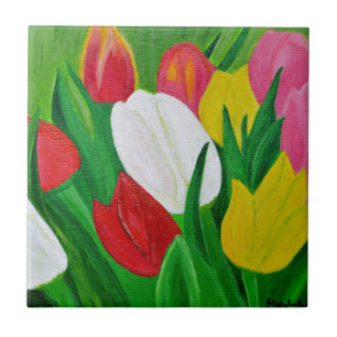 Tulips 2a ceramic tile