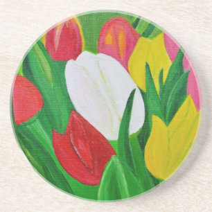 Tulips 2a coaster