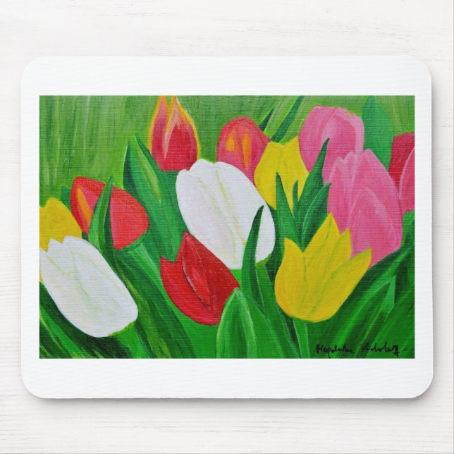 Tulips 2a mouse pad (Front)