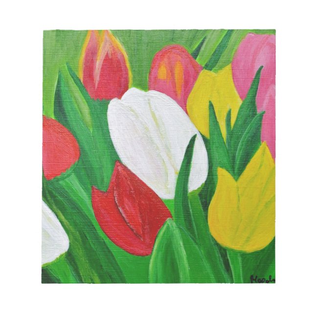 Tulips 2a notepad (Front)