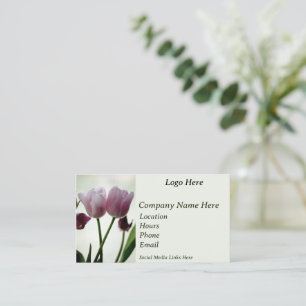 Tulips 3259 business card