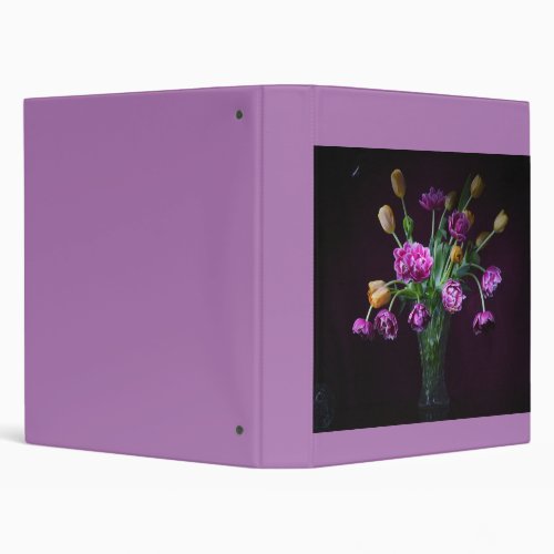 tulips 3 ring binder