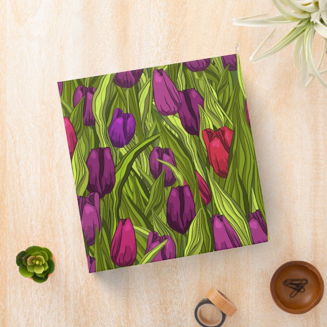 Tulips 3 Ring Binder (In Situ)
